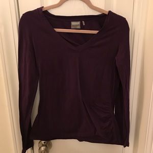 🔥3 for $10 SALE! Athleta dark purple long sleeve shirt Small
